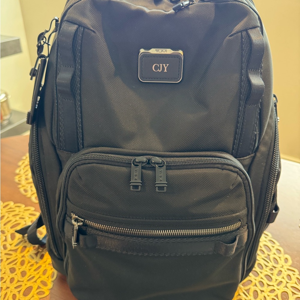 Tumi Alpha Bravo Search Charcoal Backpack for Men